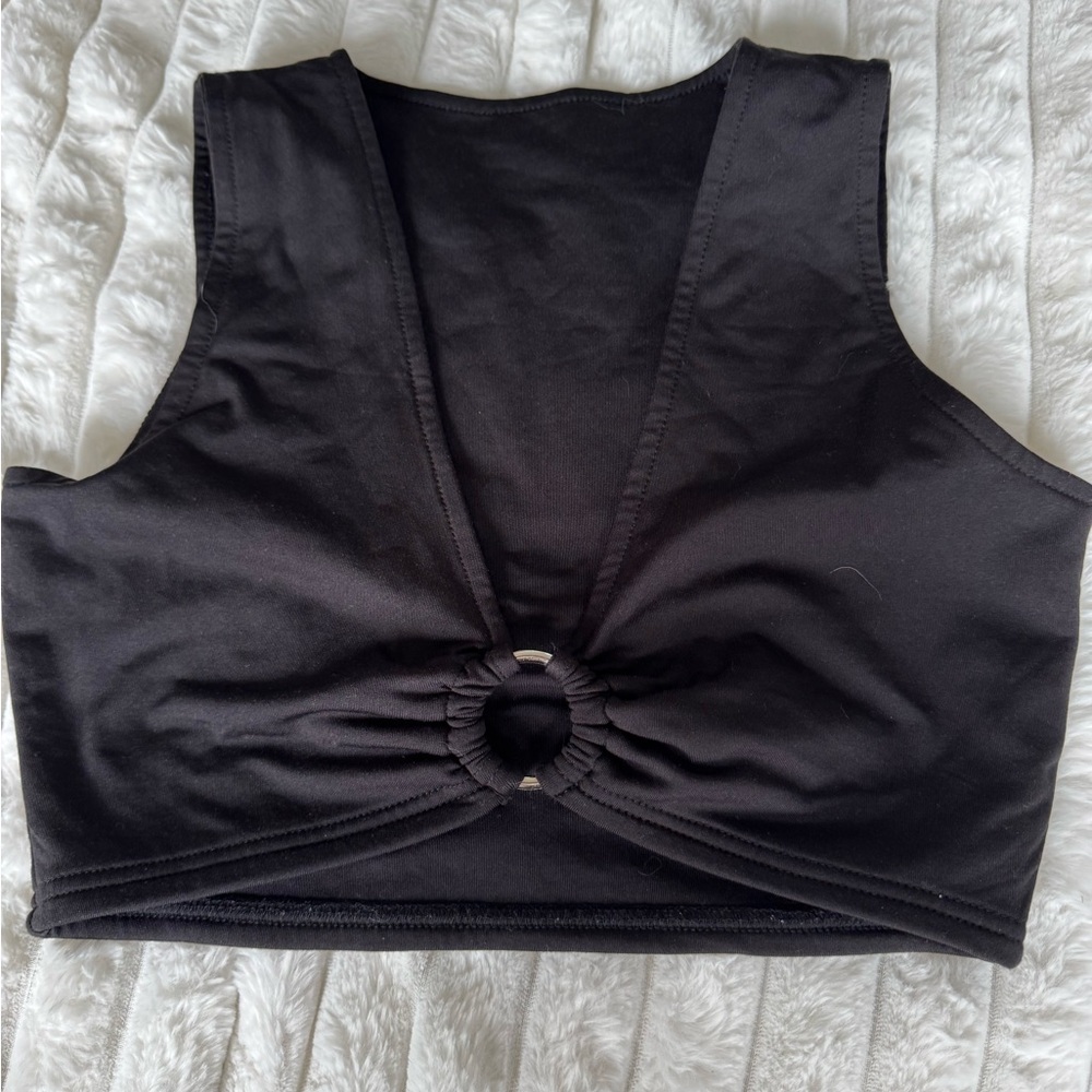 Black Sleeveless Top